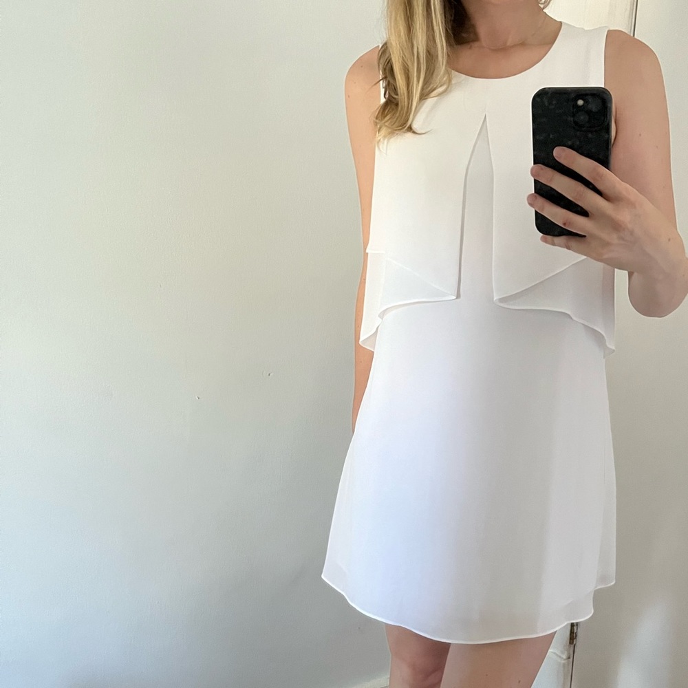 BCBG Max Azria Sheath Flutter Dress